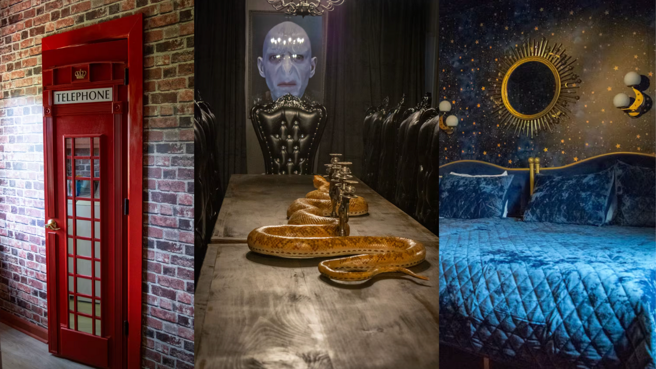 Wizard's Dark Manor Escape Collage